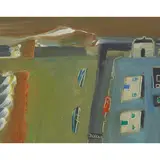 David Cook, JOHNSHAVEN III, oil on board