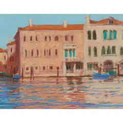 George Devlin, GRAND CANAL, pastel