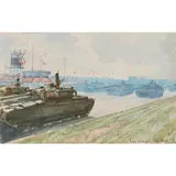 Ken Howard, SENNELAGER, watercolour