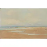 George Houston, LOOKING ACROSS TO ARRAN, oil on canvas