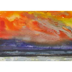 James Spence, AUTUMN SKY, 1989, watercolour