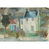 William Wilson, VILLAGE STREET, mixed media
