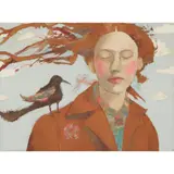 Catriona Millar, LITTLE WING, mixed media on canvas