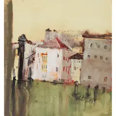 Mary McGregor, CA'D'ORO, VENICE, mixed media
