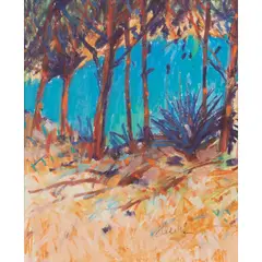 George Devlin, NEAR LA HERRADURA, oil pastel