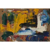 William Johnstone, UNTITLED, 1972, oil on board