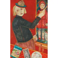 Joyce W. Cairns, THE MAGIC GATE, oil on board