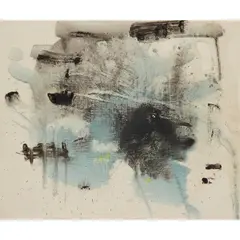 UNTITLED by William Johnstone, 1976, Oil on canvas, sold Jan 2023