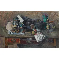 John G. Boyd, STUDIO TABLE, oil on canvas