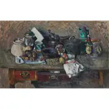 John G. Boyd, STUDIO TABLE, oil on canvas