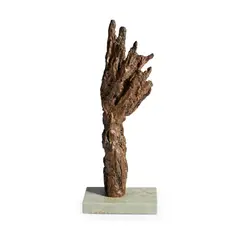 Benno Schotz, UNTITLED, bronze sculpture on a marble base