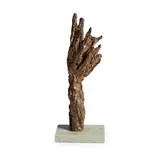 Benno Schotz, UNTITLED, bronze sculpture on a marble base