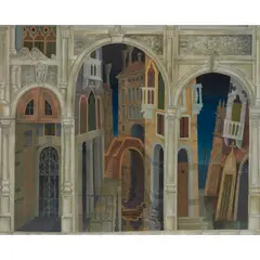 Richard Norman, THE ARCHITECTURE OF VENICE, 1996, oil on canvas
