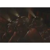 Peter Howson, COAL, 2021, mixed media on black paper