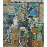 John G. Boyd, SELF-PORTRAIT AND STILL-LIFE, oil on canvas