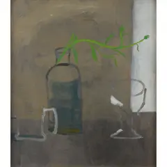 Kate Nicholson, GREEN SPRIG - OCTOBER 1956, oil on canvas