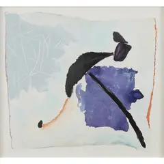 Trevor Bell, PLANT HOUSE, 1997, acrylic on paper