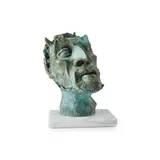 John Byrne, SATYR, bronze on marble plinth