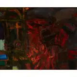 Robin Philipson, BURNING REFLECTED, oil on canvas