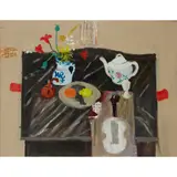 David McClure, STILL-LIFE WITH VIOLIN, oil on canvas