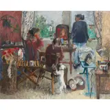 John G. Boyd, SATURDAY MORNING, oil on canvas
