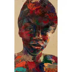 Matt Small, JAMES, 2019, oil on found metal panel