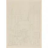 L. S. Lowry, MAN TAKEN ILL, Off-set lithograph, ed. 550, after an original pencil drawing