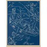 Adrian Wiszniewski, FISHERMAN, Screenprint, 15/20