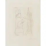 Pablo Picasso, JEUNE PEINTRE A SON CHEVALET, FROM LE GÔUT DU BONHEUR