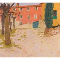 George Devlin, NEAR GUILIANO, oil on canvas