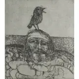 John Bellany, RAISED BEACH, etching