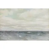 George Ogilvy Reid, SAILBOATS ON THE HORIZON, watercolour and gouache