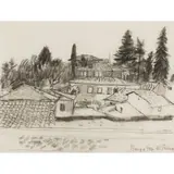 Alberto Morrocco, BARGA FROM DUOMO