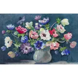James Gray, ANEMONES, watercolour