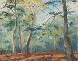 Kenneth Webb, FOREST OF DEAN, NEAR SPEECH HOUSE, oil on canvas