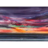 James Spence, SUMMER NIGHT, THE HEBRIDES, 1995, watercolour and iridescent paint