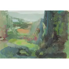 Mardi Barrie, GARDEN AND BEYOND, Gouache