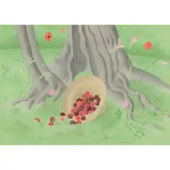 Barbara Balmer, HAT FULL OF CHERRIES, watercolour