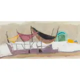 David Smith, FISHERMEN’S NETS IN THE WIND