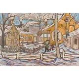 Jacques Tremblay, SNOW DRIFTS, oil on canvas