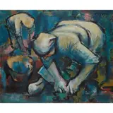 Roy Dalgarno, WASHERWOMAN, 1954