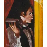 Alan King, SILENT SERVICE, oil on canvas board