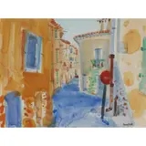 Glen Scouller, CUL DE SAC, LA VERDIERE, watercolour