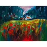 Lynn Rodgie, SUMMER COLOUR, oil on canvas