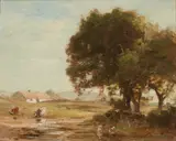 NEAR EDZELL by James Lawton Wingate, oil on canvas, sold Dec 2022