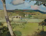 William Oliphant Hutchison, STIRLING BRIDGE, oil on canvas