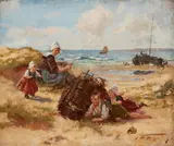 Jessie M. McGeehan, HIDE AND SEEK, oil on canvas, unframed