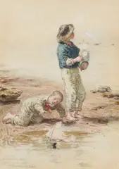 William McTaggart, THE PLEASURES OF HOPE, watercolour