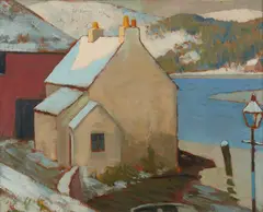 George Telfer Bear, POSTIE'S HOUSE, KIRKCUDBRIGHT, oil on board