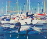 James Fullarton, THE MARINA, oil on canvas